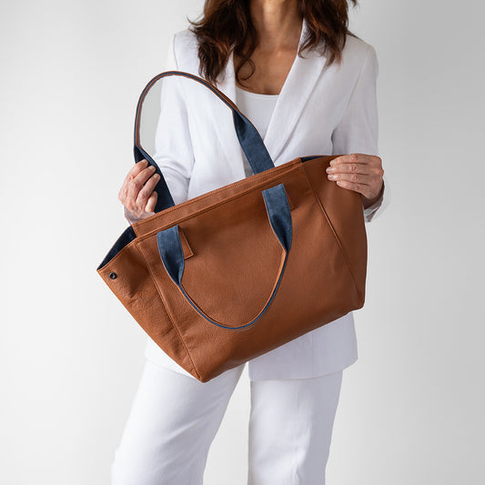 Oversized Tote Toffee