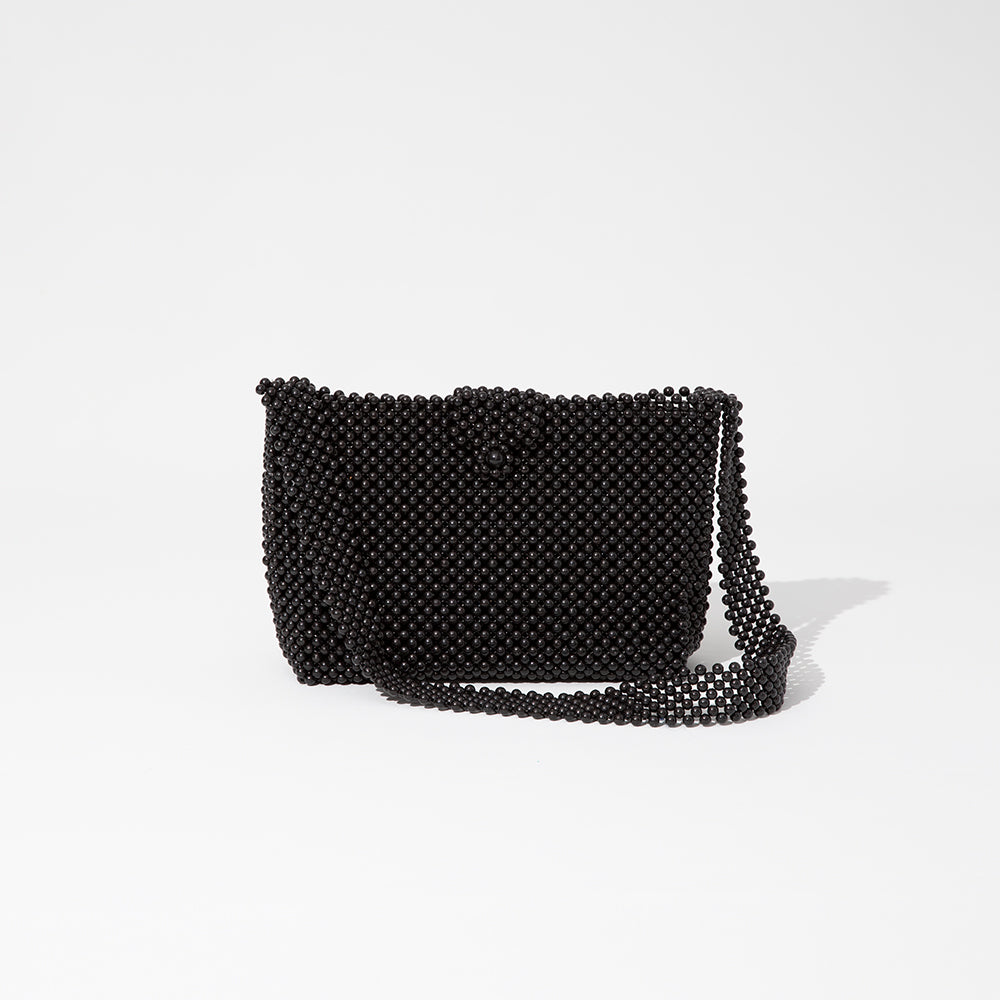 Beaded bag (black)