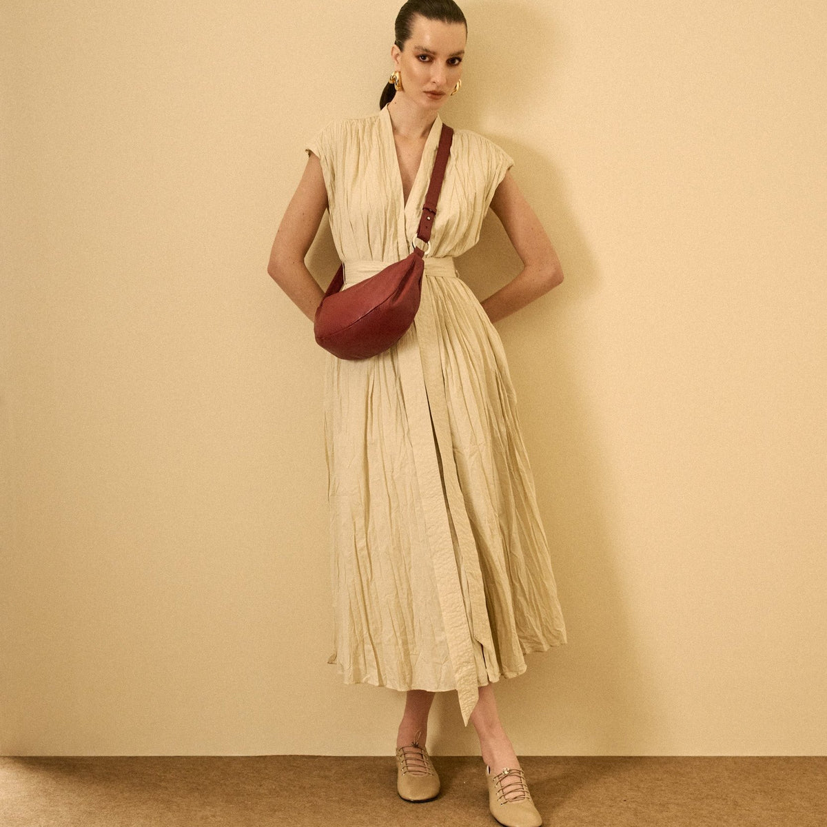 leather handbag