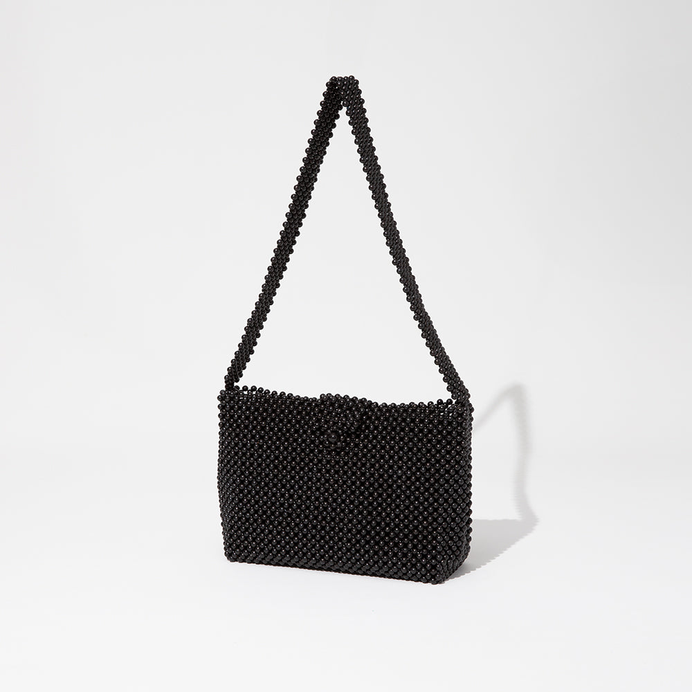 Beaded bag (black)