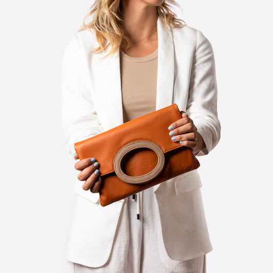 soft leather bag, pessoa clutch, made in Sydney